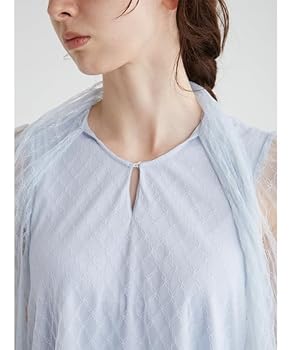 RWFB235025 ファーファー レースボウタイブラウス　色ブラック RWFB235025 ファーファー レースボウタイブラウス 色ブラック